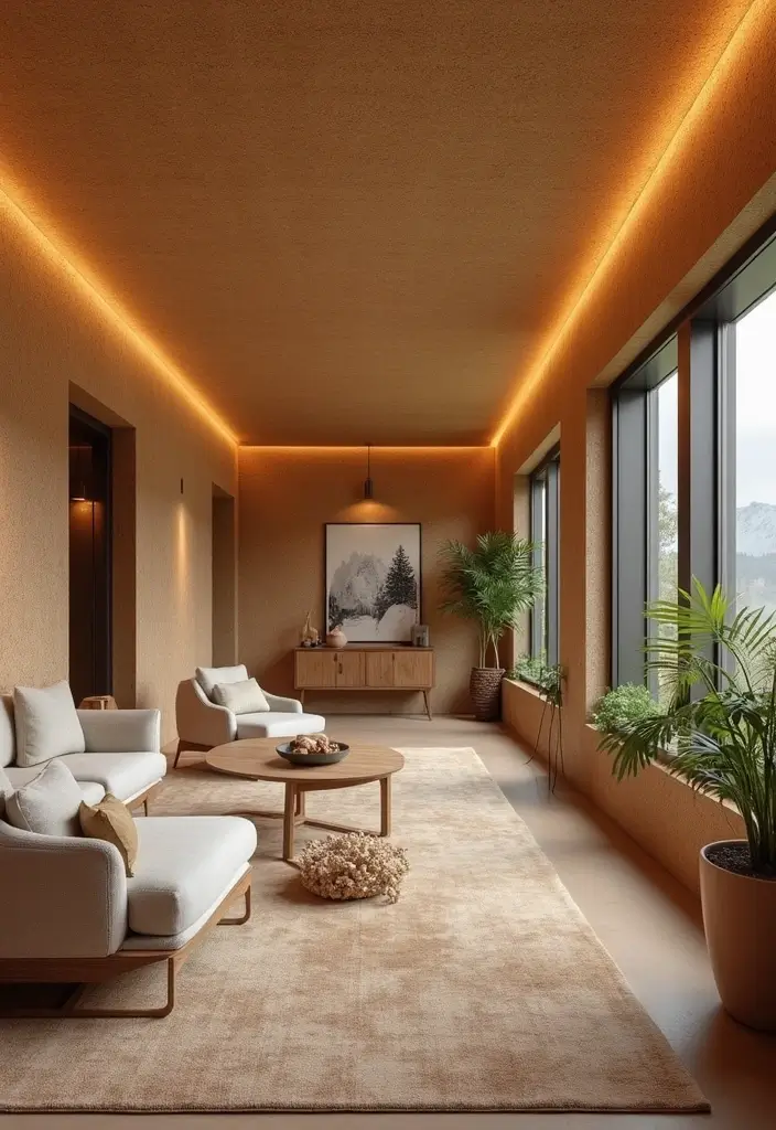 25 Basement Ceiling Ideas That Hide Imperfections With Style - 15. Cork Panels for Eco-Friendly Insulation