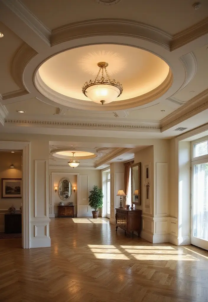 25 Coffered Ceiling Inspirations That Elevate Any Room - 16. Architectural Lighting Fixtures