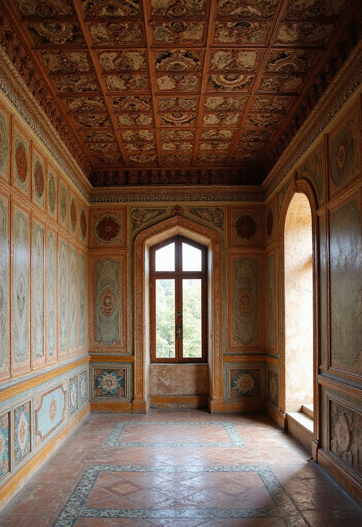 25 Coffered Ceiling Inspirations That Elevate Any Room - 18. Cultural Inspirations