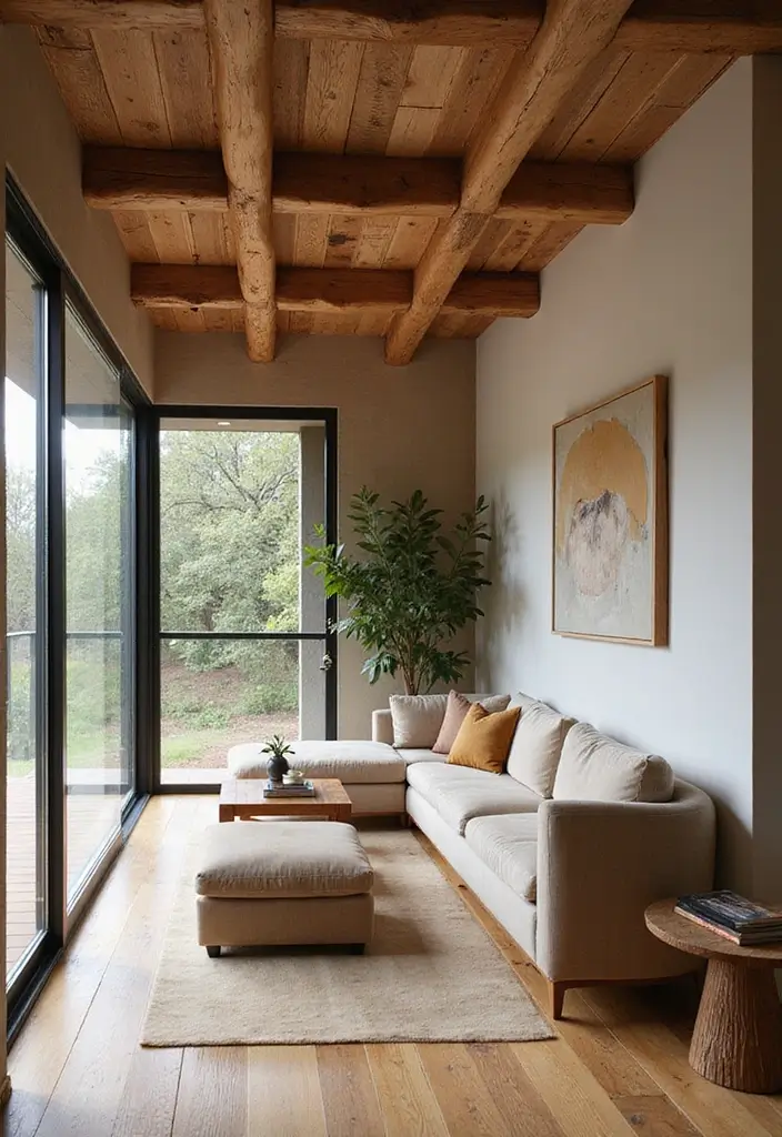 25 Coffered Ceiling Inspirations That Elevate Any Room - 22. Natural Materials