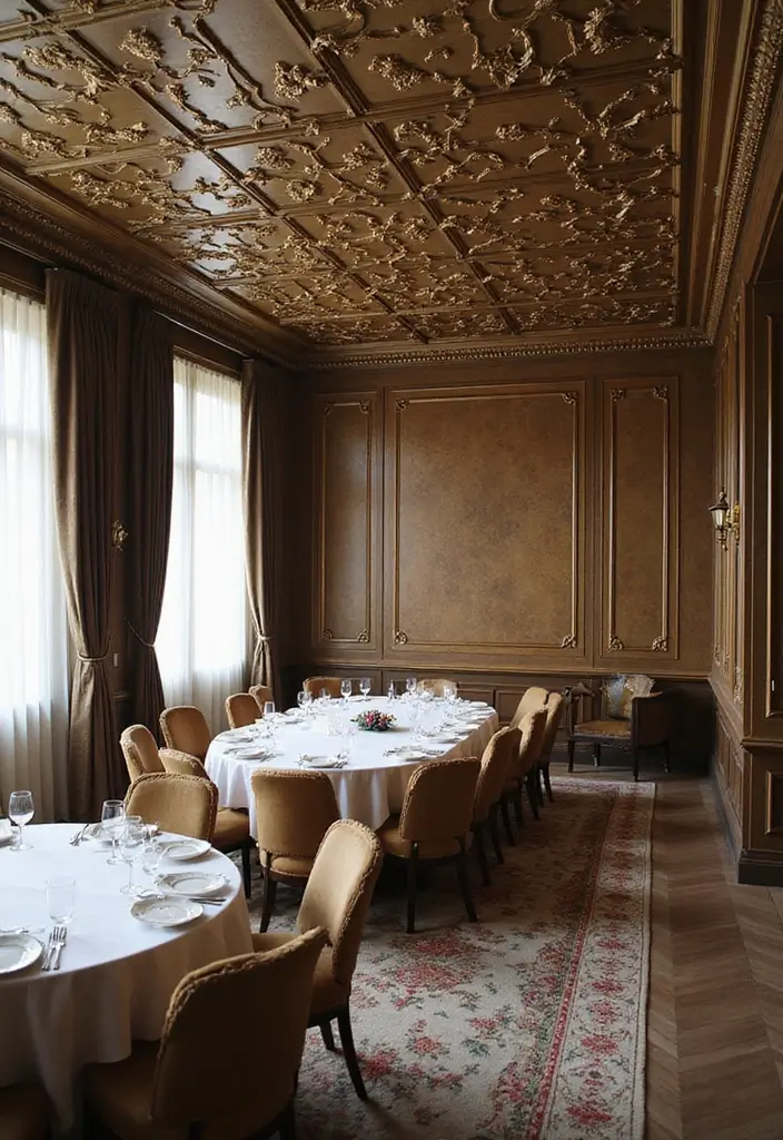 25 Coffered Ceiling Inspirations That Elevate Any Room - 6. Luxurious Gold Accents