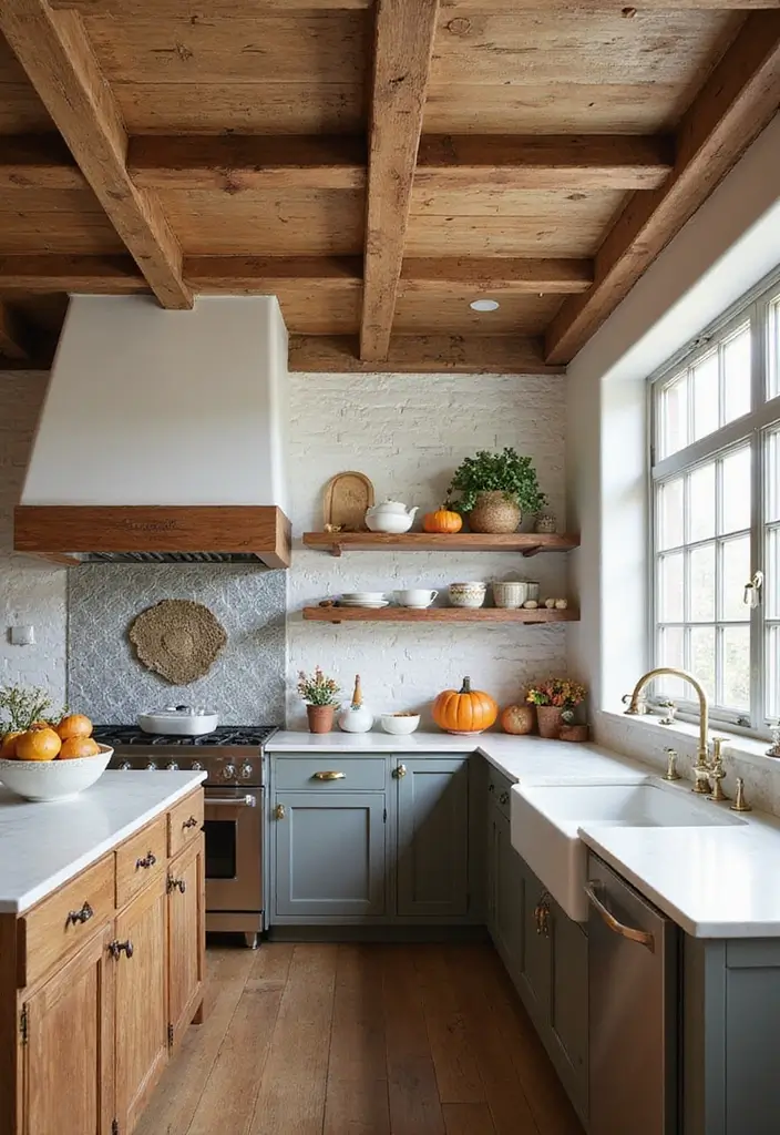 25 Fall Ceiling Designs for Kitchen That Add Cozy Charm - 18. Layered Ceiling Textures