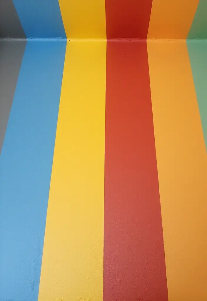 25 Painted Ceiling Inspirations That Totally Transform a Room - 7. Striking Stripes