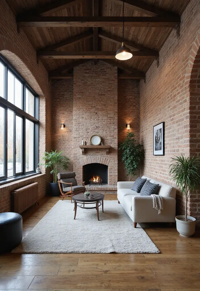 25 Vaulted Ceiling Beam Inspirations That Steal the Show - 8. Industrial-Style Beams
