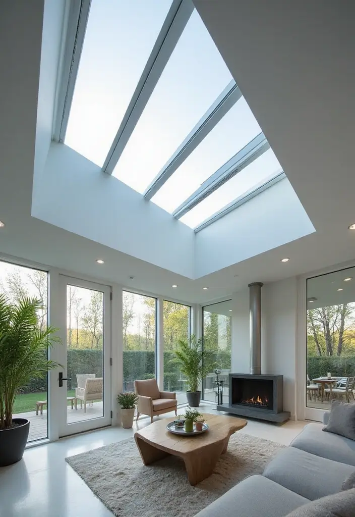 25 Vaulted Ceiling Ideas That Make Homes Feel Bigger - 20. Glass Features