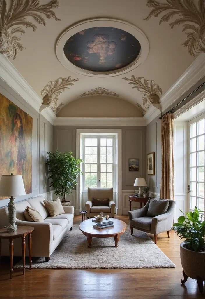 25 Vaulted Ceiling Ideas That Make Homes Feel Bigger - 21. Decorative Ceilings