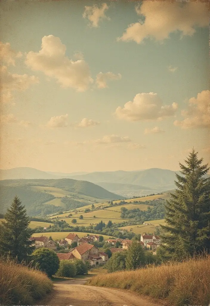 27 Ceiling Murals That Bring Art Into Interiors - 10. Vintage Landscape Murals