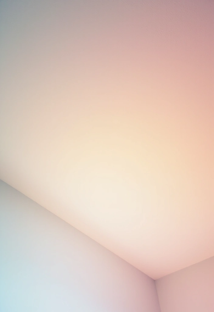 27 Ceiling Murals That Bring Art Into Interiors - 14. Subtle Gradient Effects