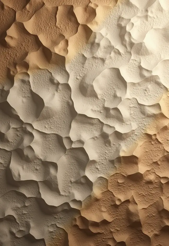 27 Ceiling Murals That Bring Art Into Interiors - 21. Textured Wall Murals