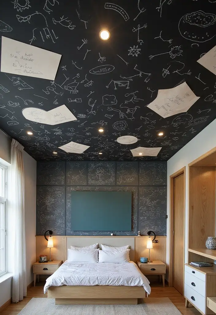 27 Ceiling Murals That Bring Art Into Interiors - 25. Interactive Designs