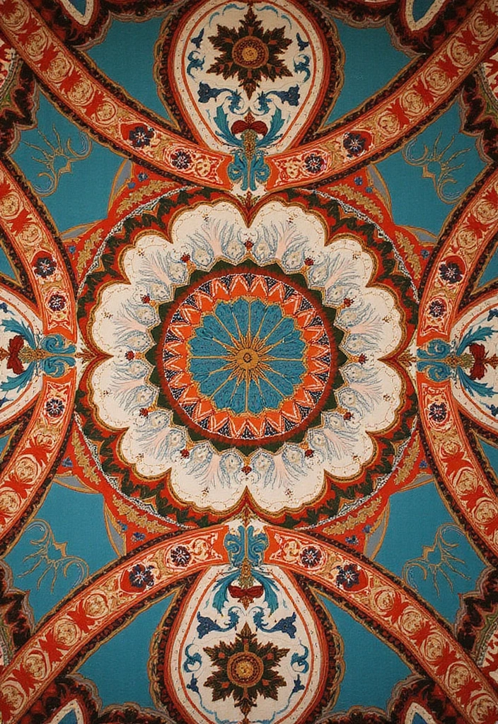 27 Ceiling Murals That Bring Art Into Interiors - 7. Cultural Heritage
