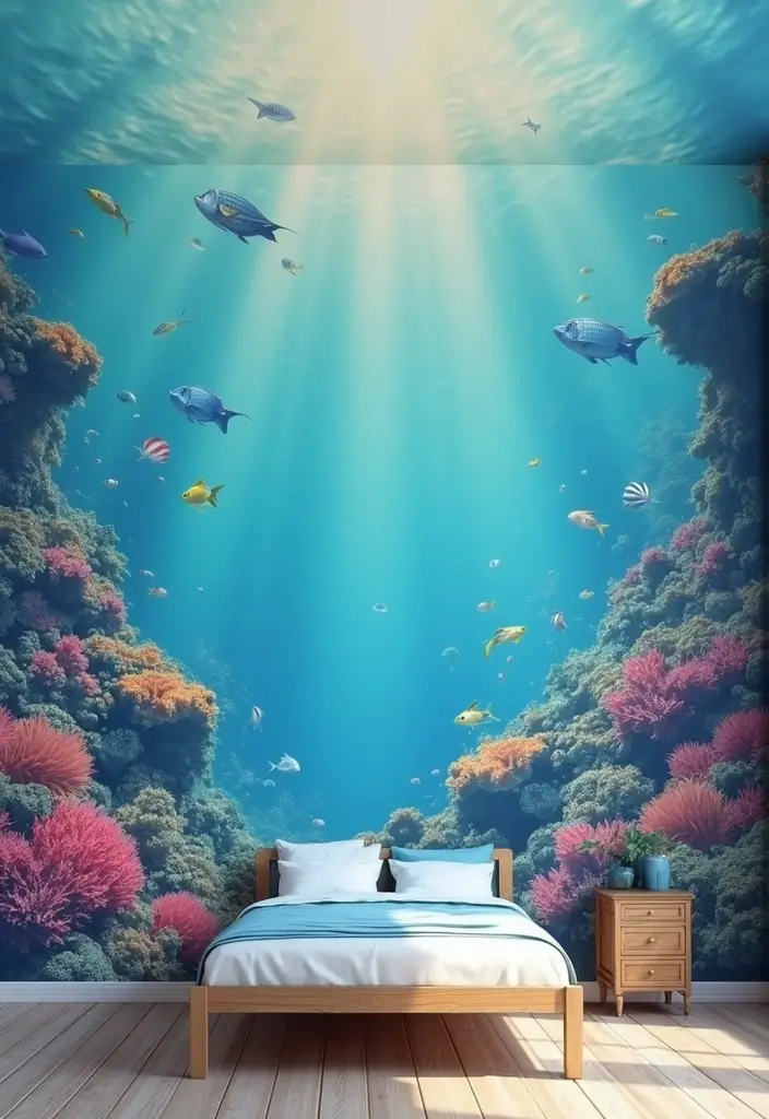 27 Ceiling Murals That Bring Art Into Interiors - 8. Underwater Wonders