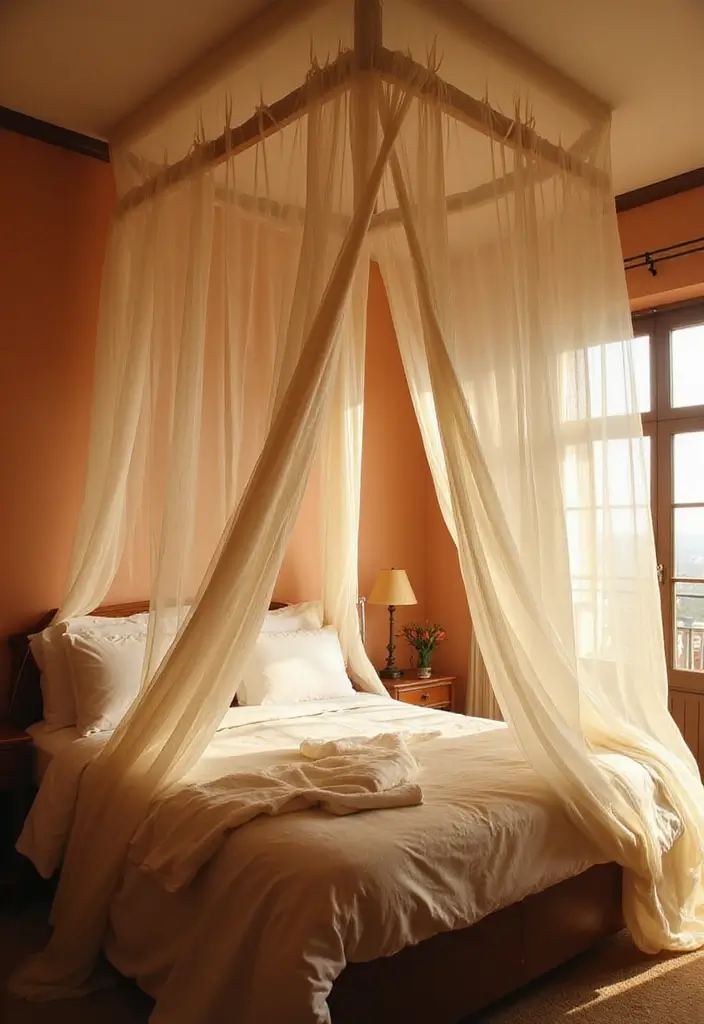 27 Fabric Ceiling Ideas That Feel Romantic and Soft - 1. Flowing Canopies