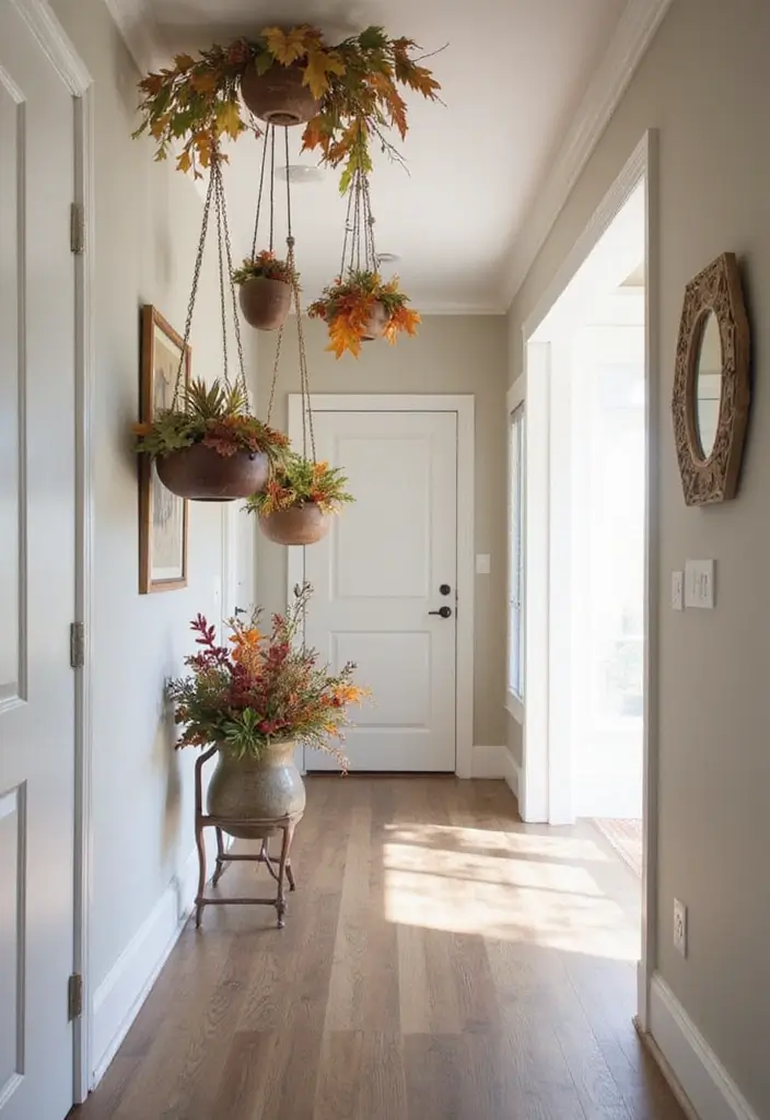 27 Fall Ceiling Designs for Hall That Feel Seasonal & Chic - 22. Chic Suspended Décor