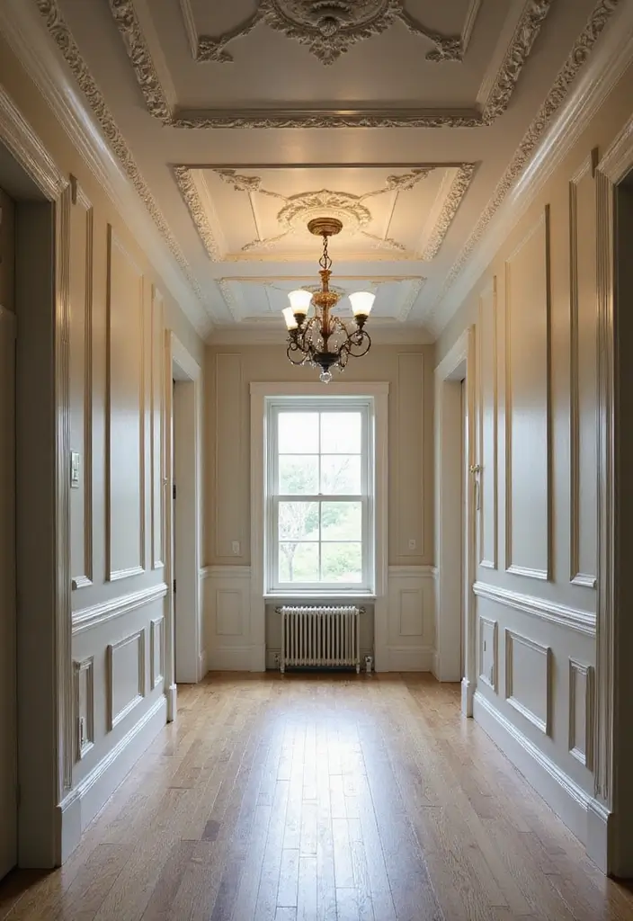 27 Hall Ceiling Designs Modern Homes Are Loving - 10. Vintage Elements