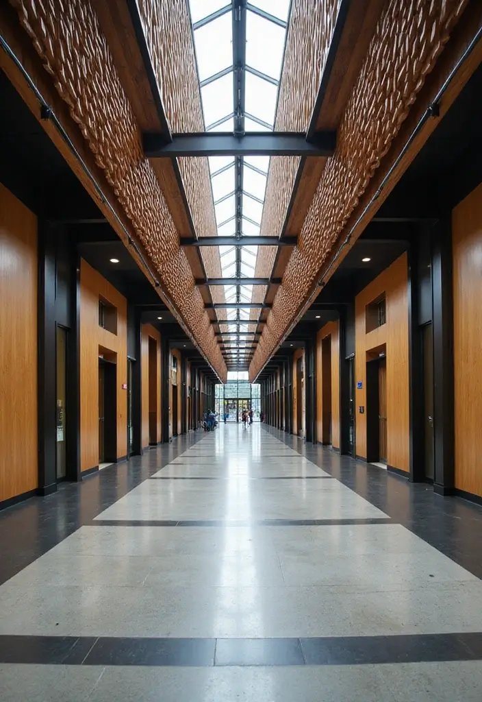 27 Hall Ceiling Designs Modern Homes Are Loving - 14. Strong Lines and Shapes