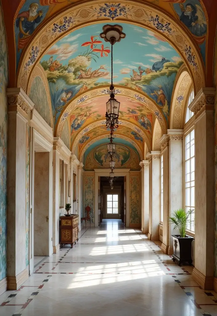 27 Hall Ceiling Designs Modern Homes Are Loving - 18. Artistic Murals