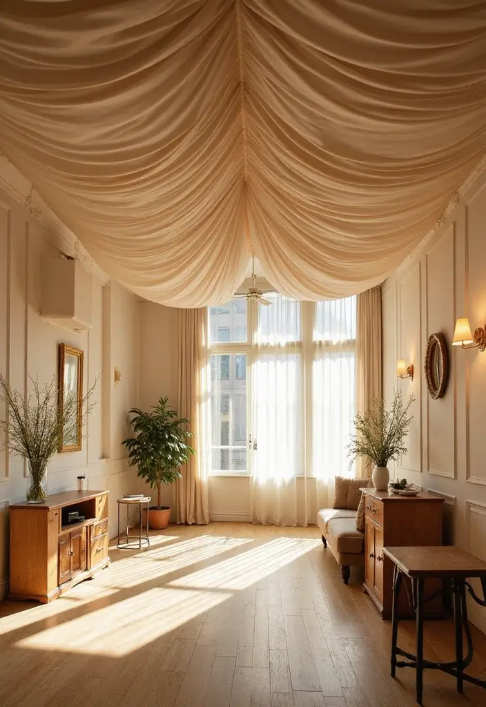 27 Hall Ceiling Designs Modern Homes Are Loving - 19. Ceiling Canopies