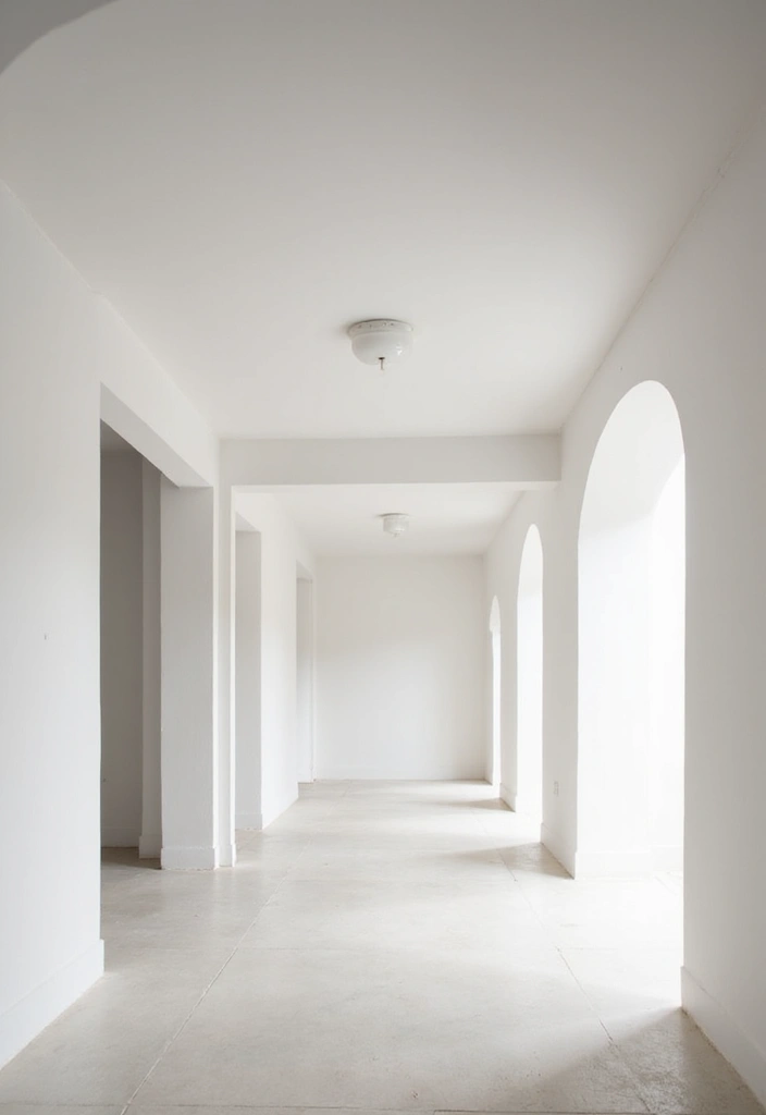 27 Hall Ceiling Designs Modern Homes Are Loving - 2. Minimalist Plaster Finish