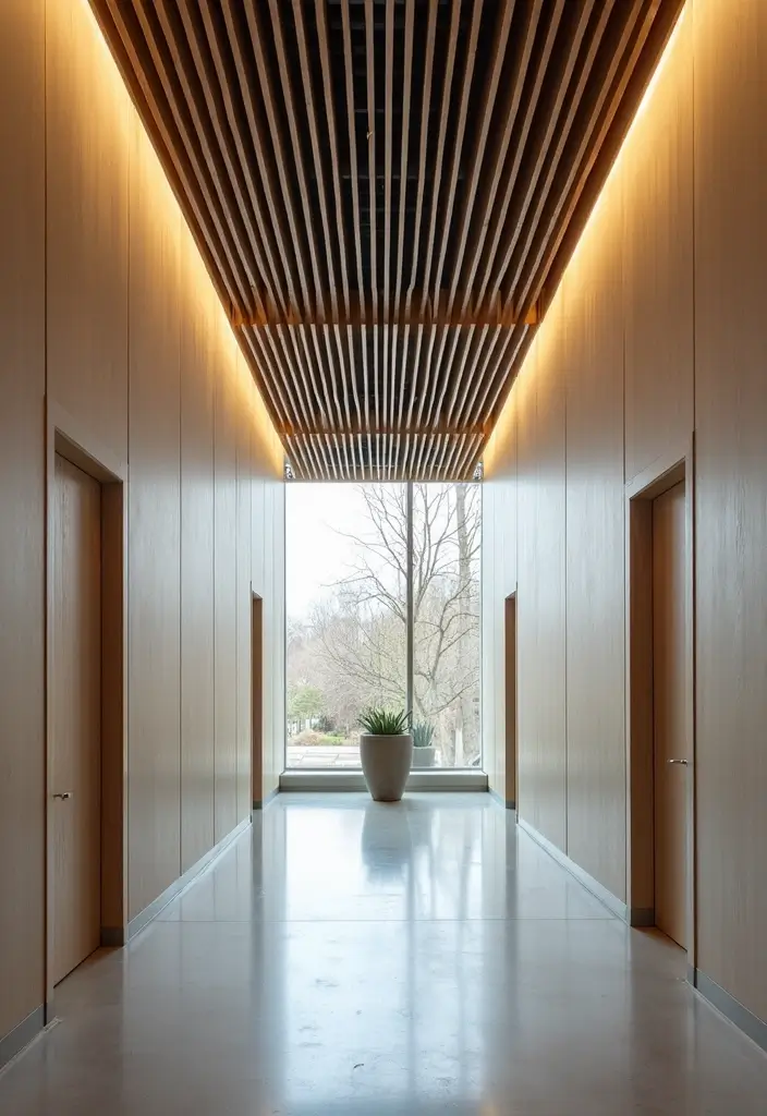 27 Hall Ceiling Designs Modern Homes Are Loving - 23. Ceiling Louvers