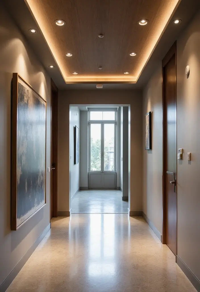 27 Hall Ceiling Designs Modern Homes Are Loving - 9. Integrated Smart Technology