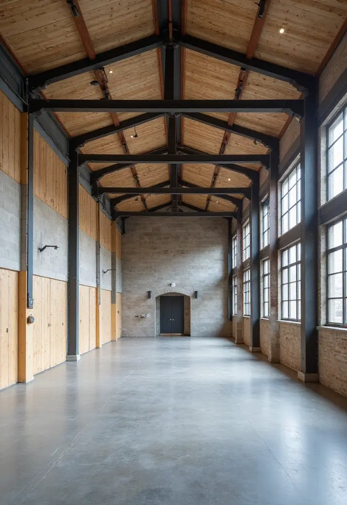 27 Hall False Ceiling Designs That Instantly Upgrade Interiors - 10. Minimalist Steel Beams
