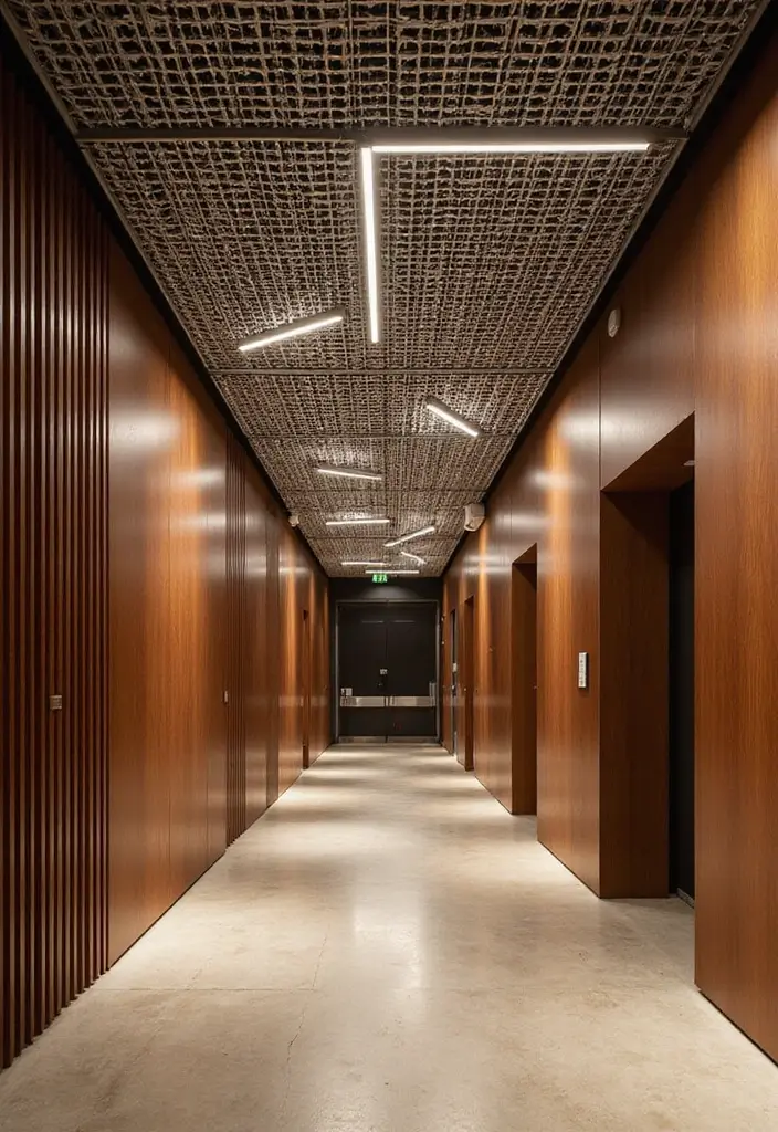 27 Hall False Ceiling Designs That Instantly Upgrade Interiors - 18. Artistic Metal Grids