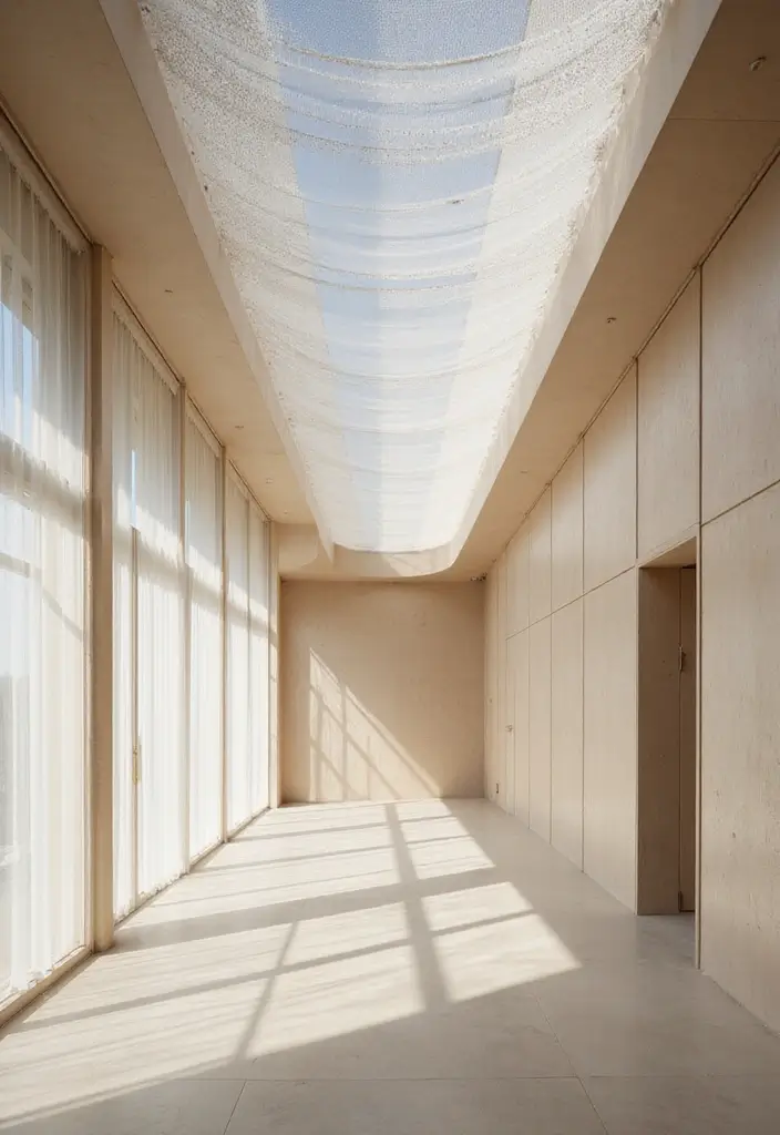 27 Hall False Ceiling Designs That Instantly Upgrade Interiors - 23. Ethereal Mesh Designs