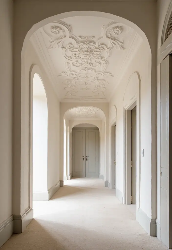 27 Hall False Ceiling Designs That Instantly Upgrade Interiors - 3. Plaster of Paris Elegance