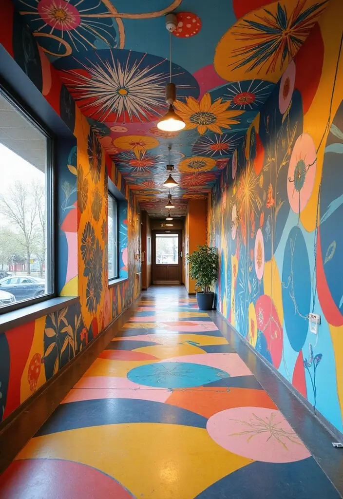 27 Hall POP Ceiling Designs Pinterest Can’t Get Enough Of - 11. Artistic Murals