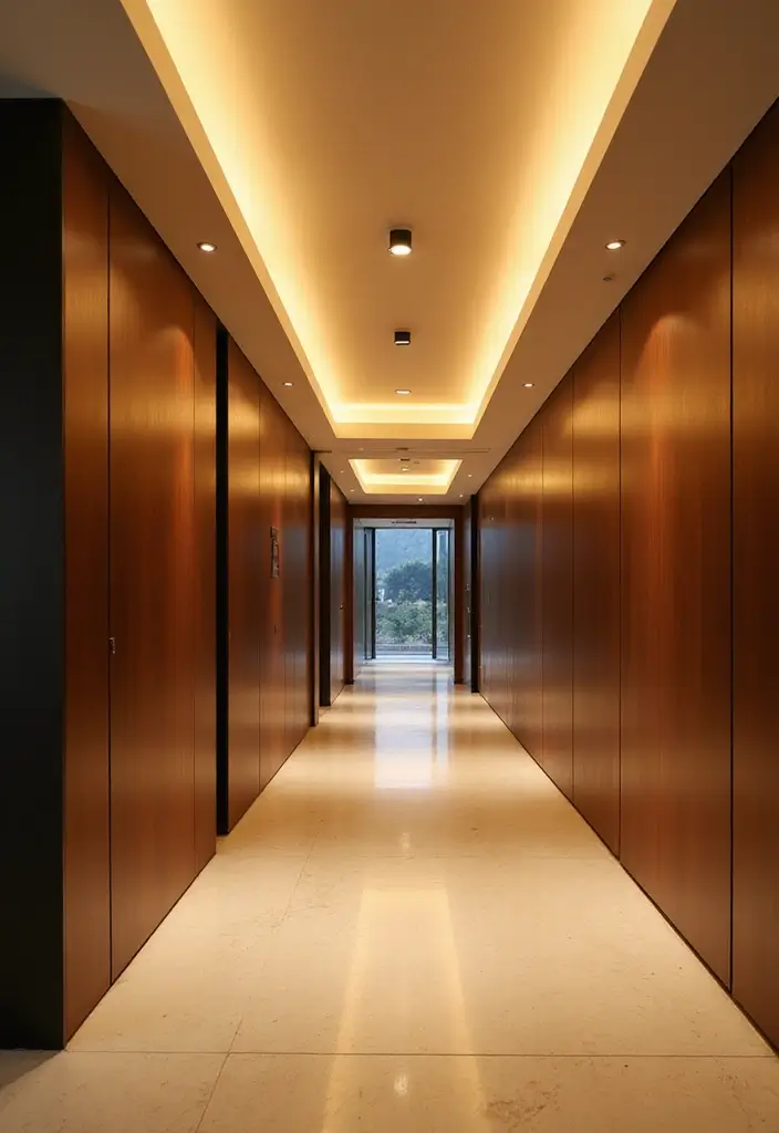 27 Hall POP Ceiling Designs Pinterest Can’t Get Enough Of - 12. Layered Lighting