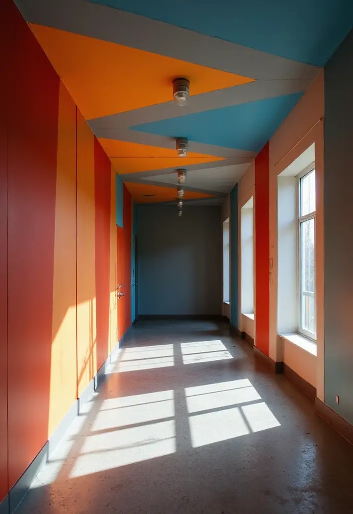 27 Hall POP Ceiling Designs Pinterest Can’t Get Enough Of - 2. Geometric Patterns
