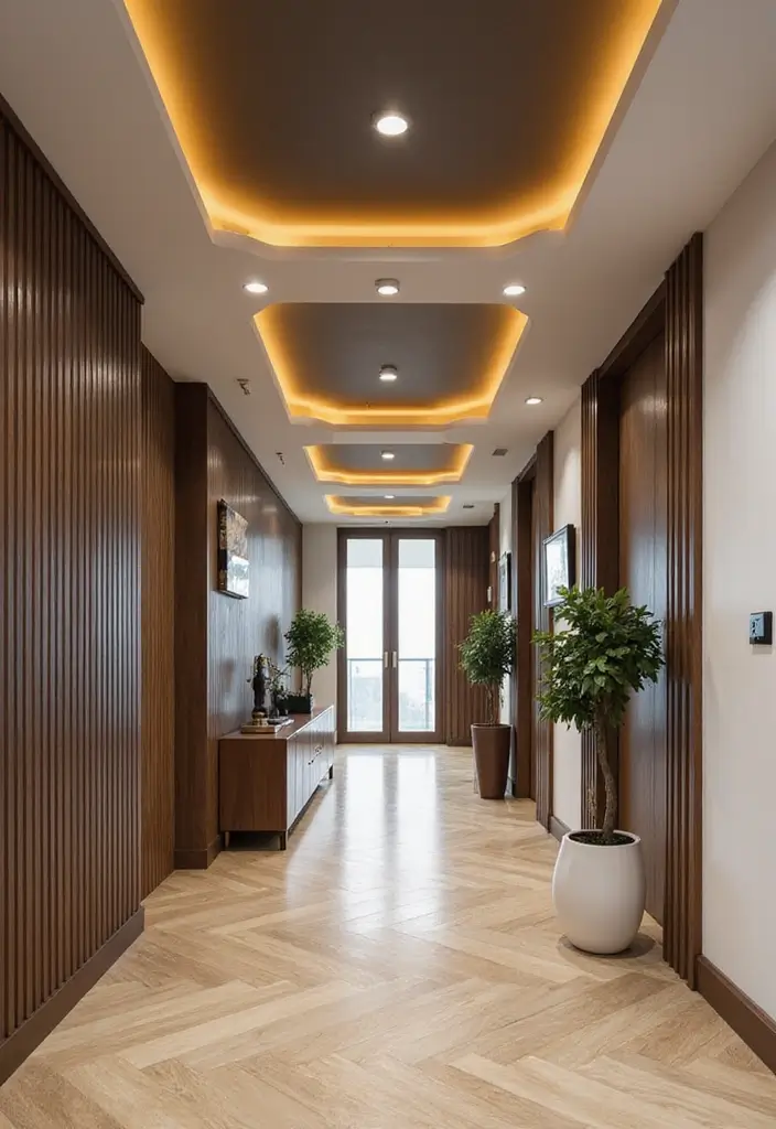 27 Hall POP Ceiling Designs Pinterest Can’t Get Enough Of - 4. Two-Tone Ceilings