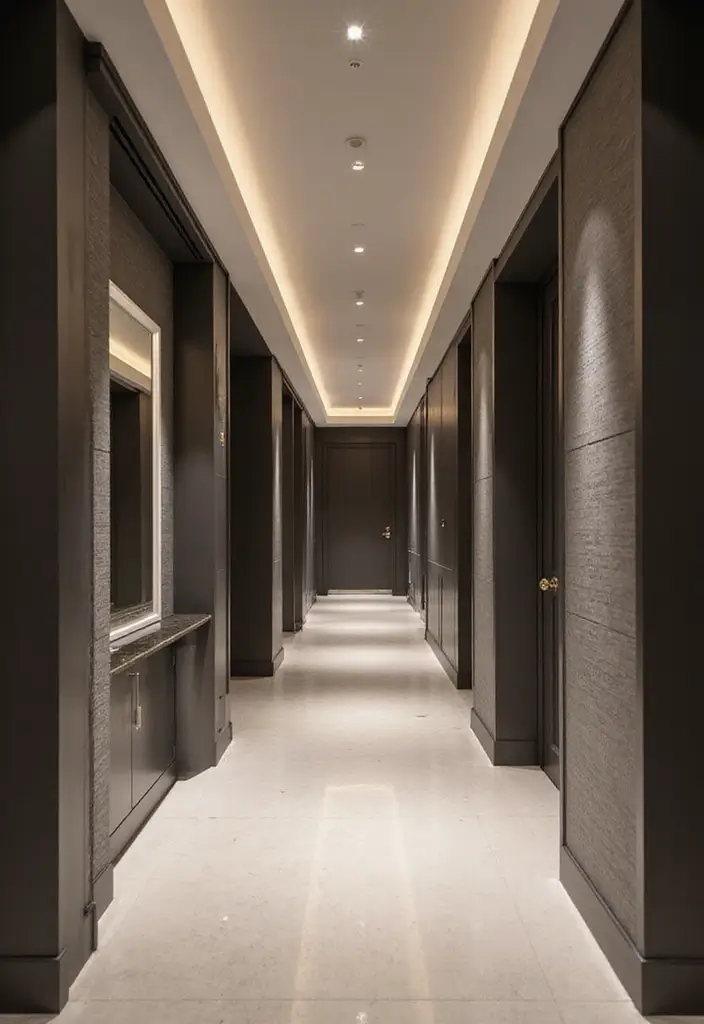 27 Hall POP Ceiling Designs Pinterest Can’t Get Enough Of - 8. Monochromatic Magic
