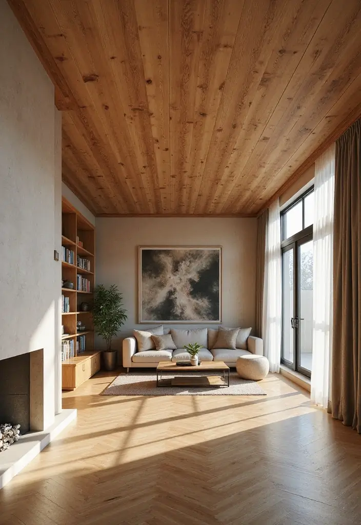 27 POP False Ceiling Designs That Modern Homes Love - 14. Faux Finishes