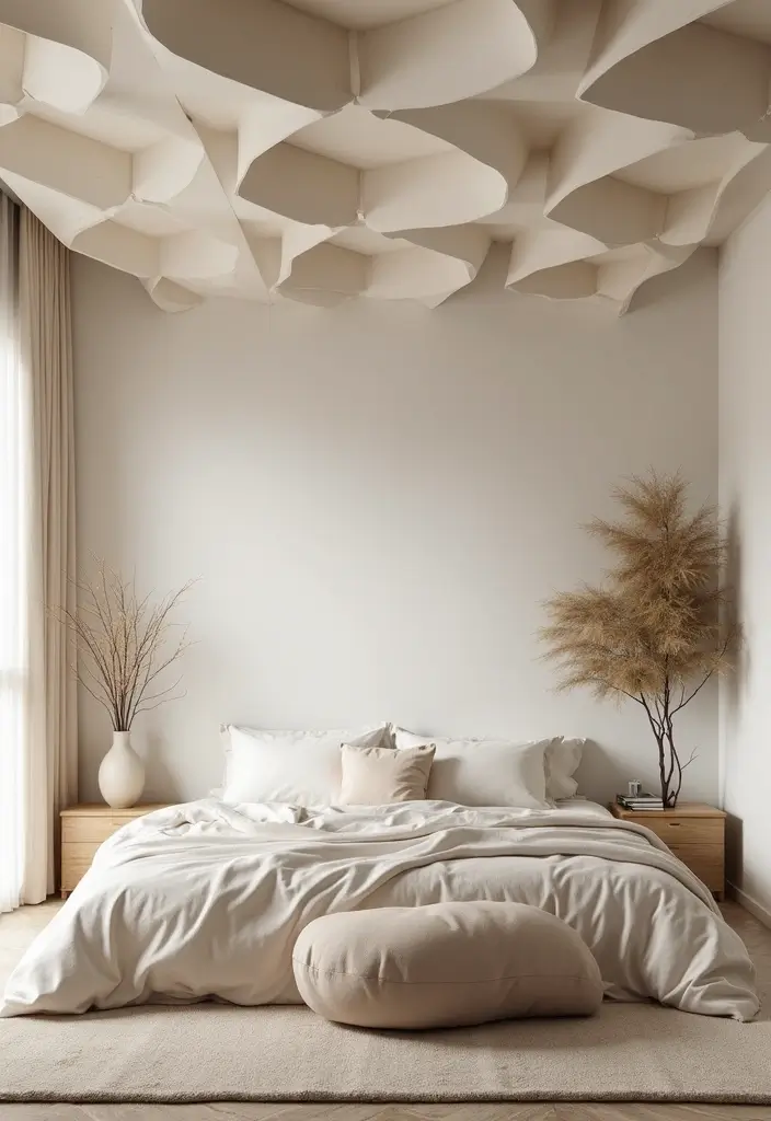 27 POP False Ceiling Designs That Modern Homes Love - 2. Geometric Patterns