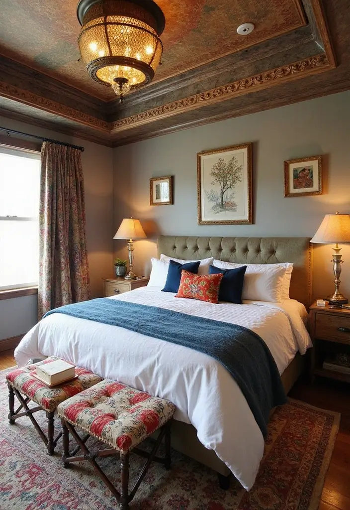 27 Tray Ceiling Bedroom Ideas That Look Sophisticated - 18. Mixing Textures