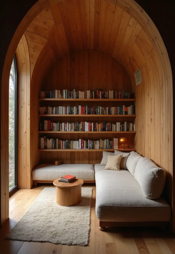27 Wooden False Ceiling Designs That Add Rustic Elegance - 23. Textured Wooden Ceiling
