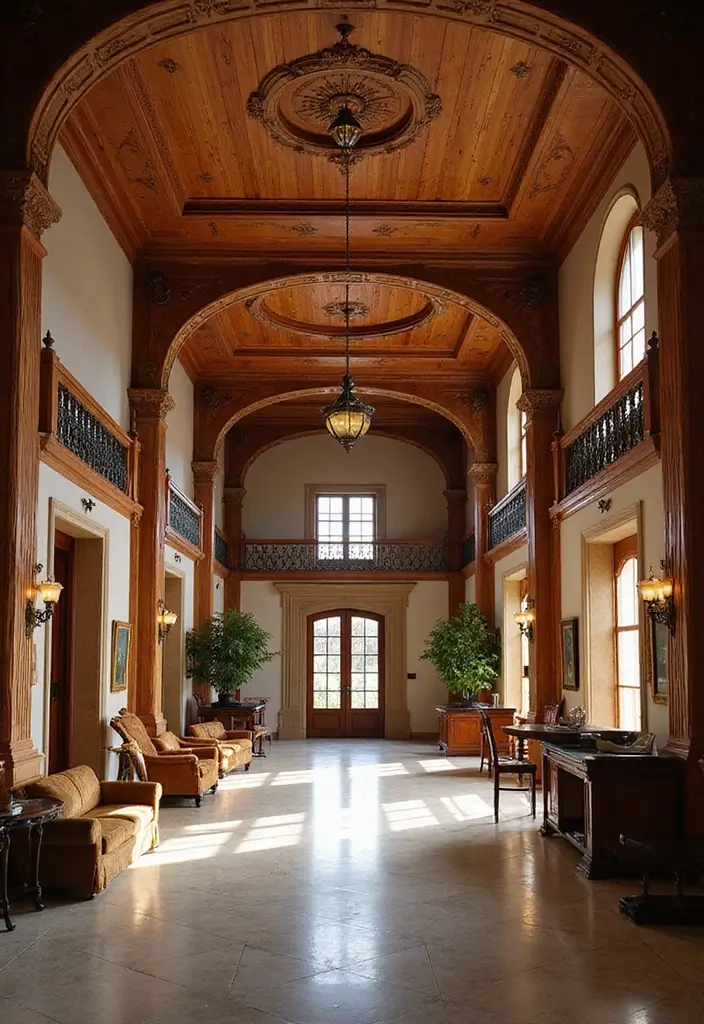 27 Wooden False Ceiling Designs That Add Rustic Elegance - 26. Wood-Covered Spiral Ceiling