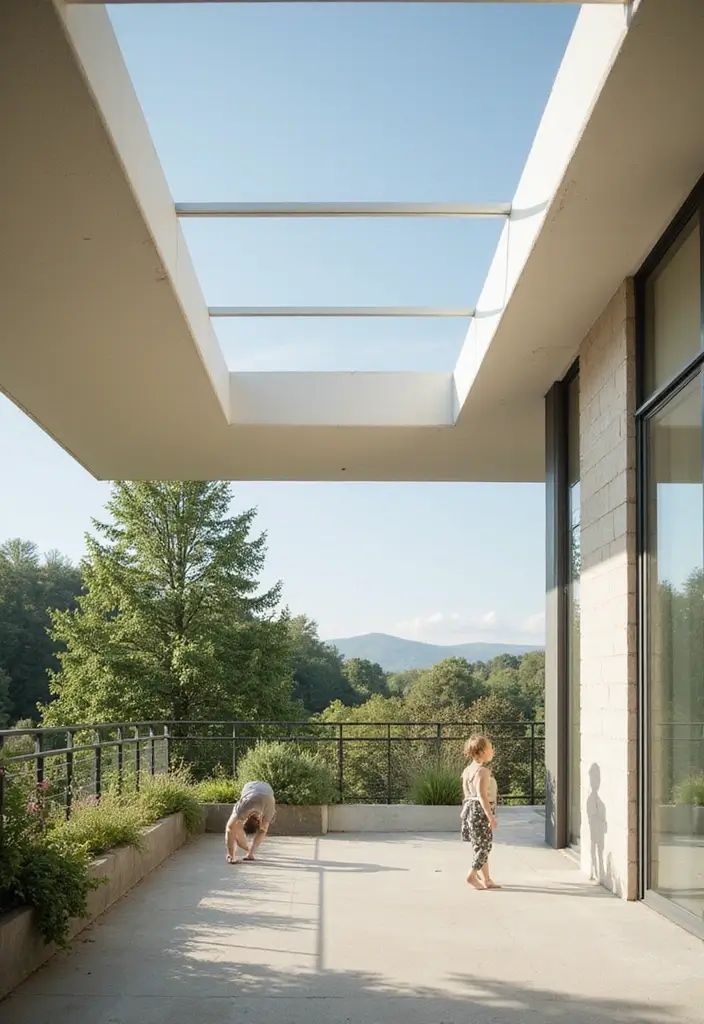 28 Balcony Ceiling Ideas That Complete Outdoor Spaces - 7. Skylights for Natural Light