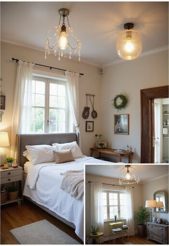 28 Bedroom Ceiling Lighting Ideas That Feel Magical 22 28 Bedroom Ceiling Lighting Ideas That Feel Magical 22. DIY Ceiling Light Projects