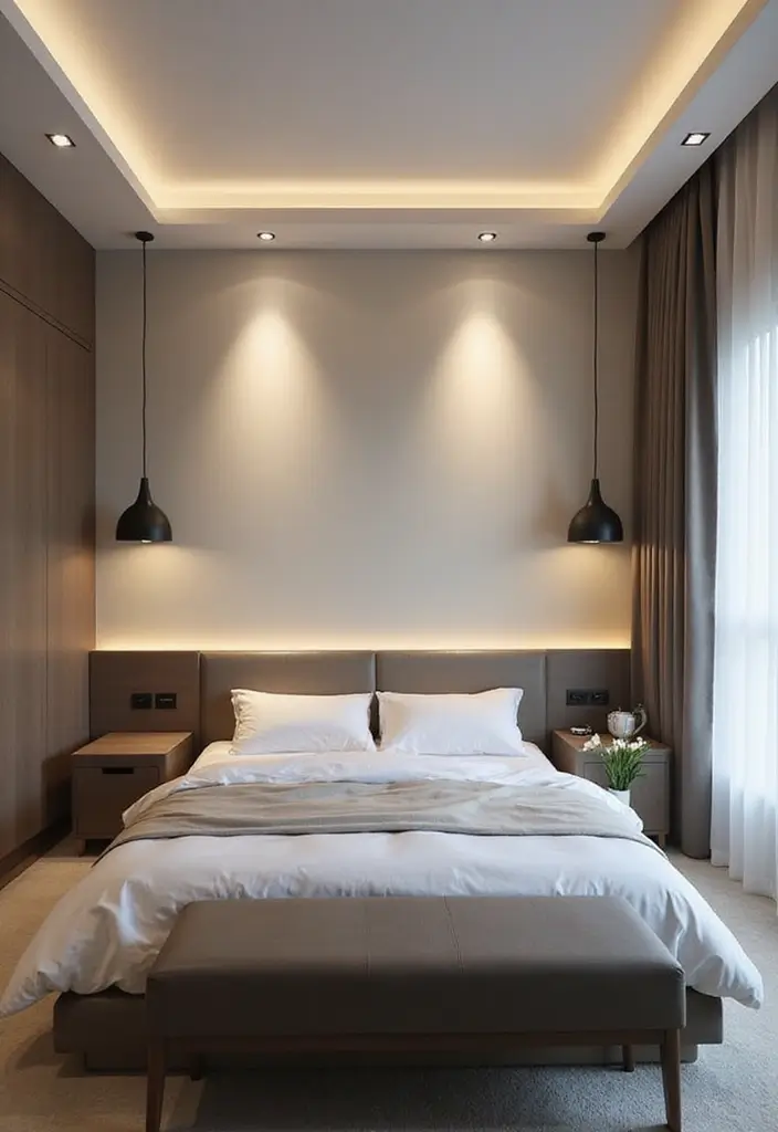 28 Bedroom Ceiling Lighting Ideas That Feel Magical 8 28 Bedroom Ceiling Lighting Ideas That Feel Magical 8. Minimalistic Ceiling Spotlights