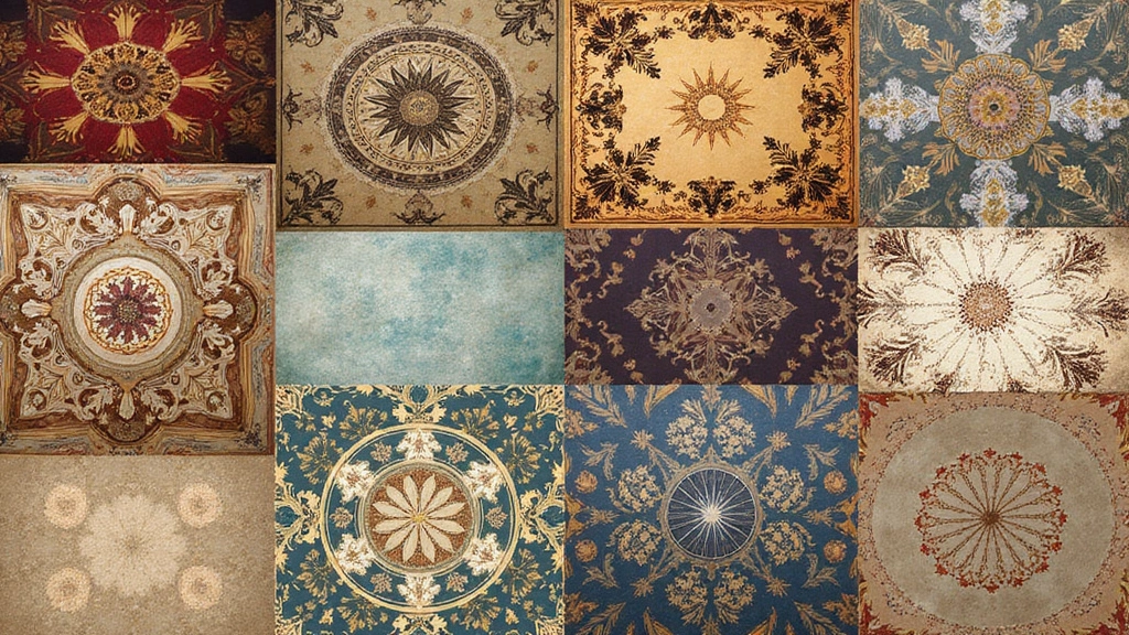 28 Ceiling Wallpaper Inspirations That Add Drama
