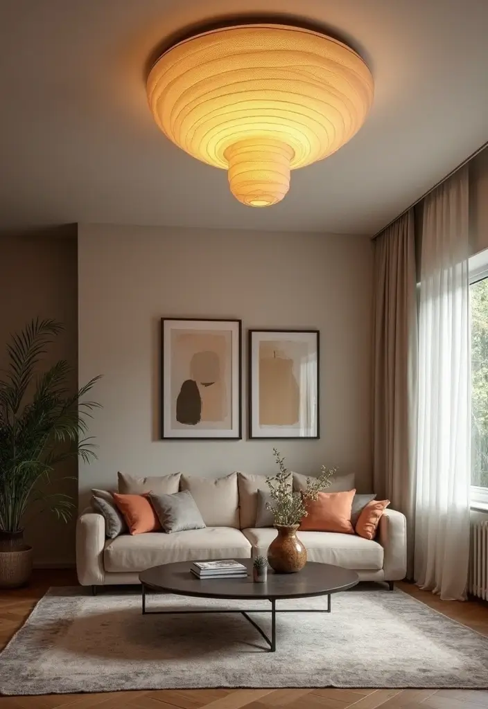 28 Cool Ceiling Ideas That Make Rooms Look Expensive - 19. Ceiling Lighting Fixtures as Decor