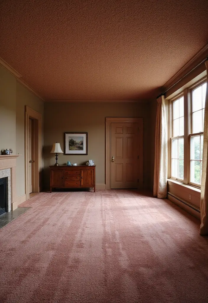 28 Cool Ceiling Ideas That Make Rooms Look Expensive - 23. Elegant Wall-to-Wall Carpeting on Ceilings