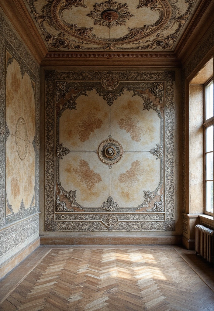 28 Cool Ceiling Ideas That Make Rooms Look Expensive - 5. Ceiling Tiles for Vintage Charm