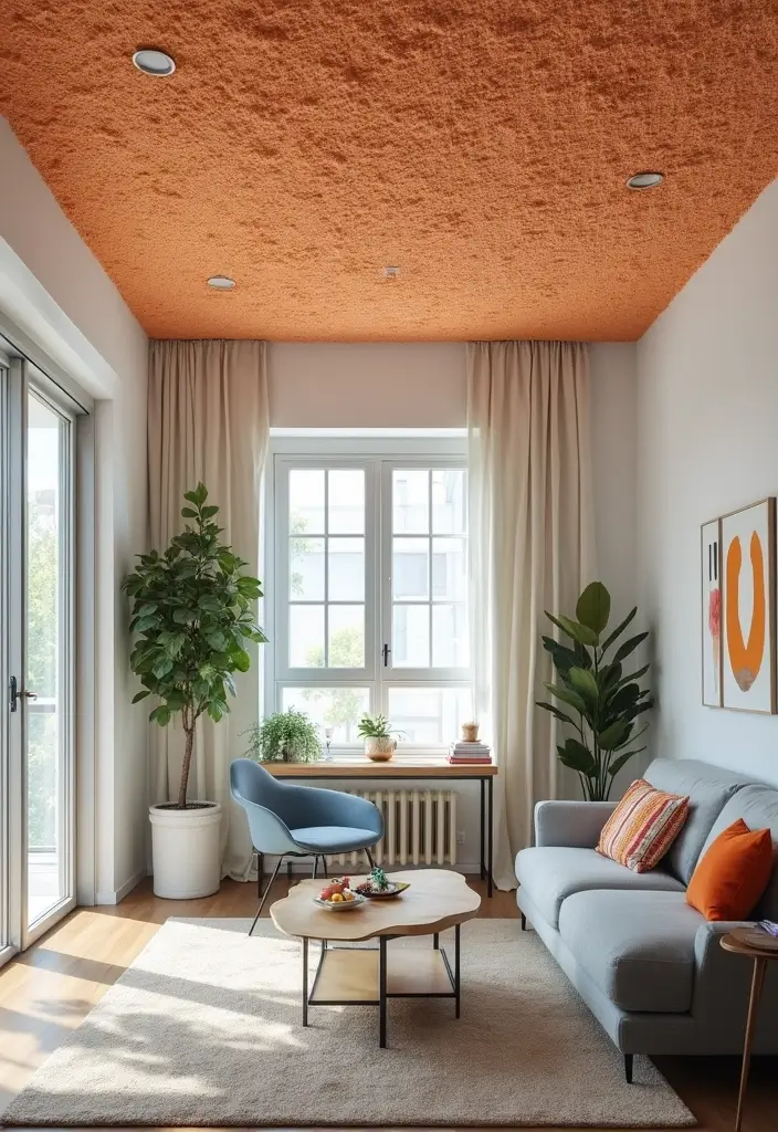 28 Cool Ceiling Ideas That Make Rooms Look Expensive - 6. Stylish Popcorn Ceilings Reimagined