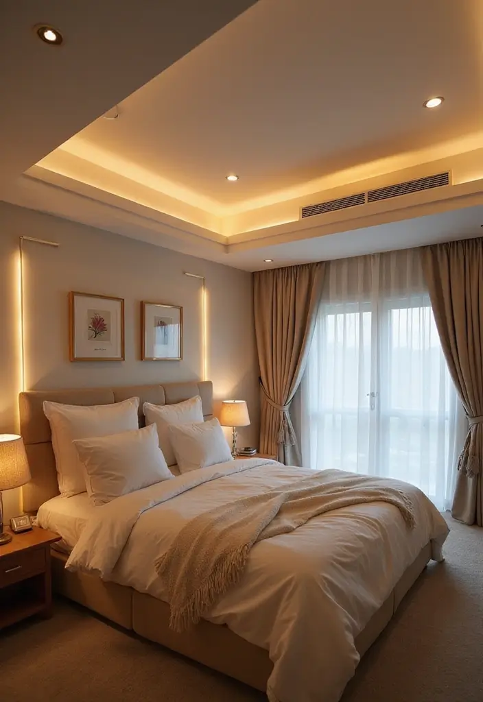 28 False Ceiling Designs That Work in Every Room - 22. Subtle Lighting Integrations