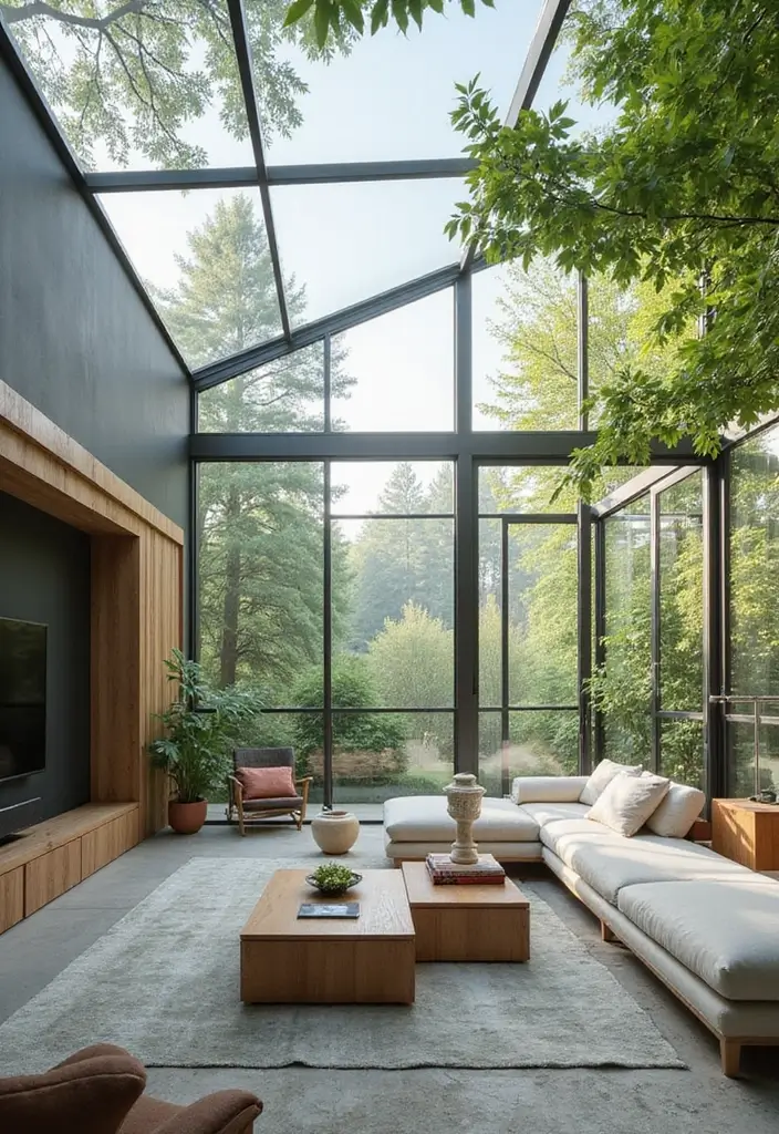 28 False Ceiling Designs That Work in Every Room - 26. Ethereal Glass Ceilings