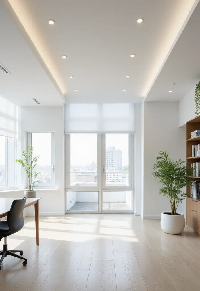 28 False Ceiling Designs That Work in Every Room - 3. Minimalist White Ceilings